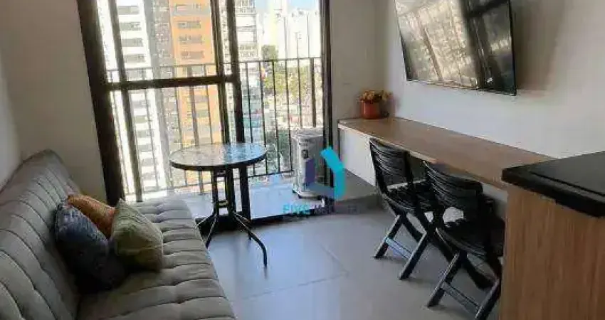 Apartamento com 1 dormitório à venda, 27 m² por r$ 425.000,00 - campo belo - são paulo/sp