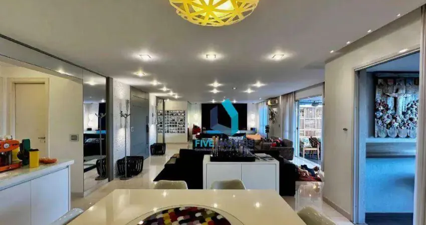 Apartamento com 4 dormitórios à venda, 233 m² por r$ 2.800.000,00 - campo grande - são paulo/sp