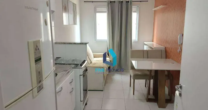 Apartamento com 1 dormitório para alugar, 27 m² por r$ 2.120,00/mês - jardim cidália - são paulo/sp