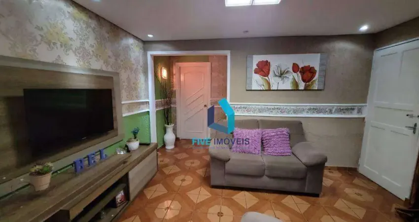 Casa com 2 dormitórios (1 suíte) 2 vagas, edícula e terraço – 80m²