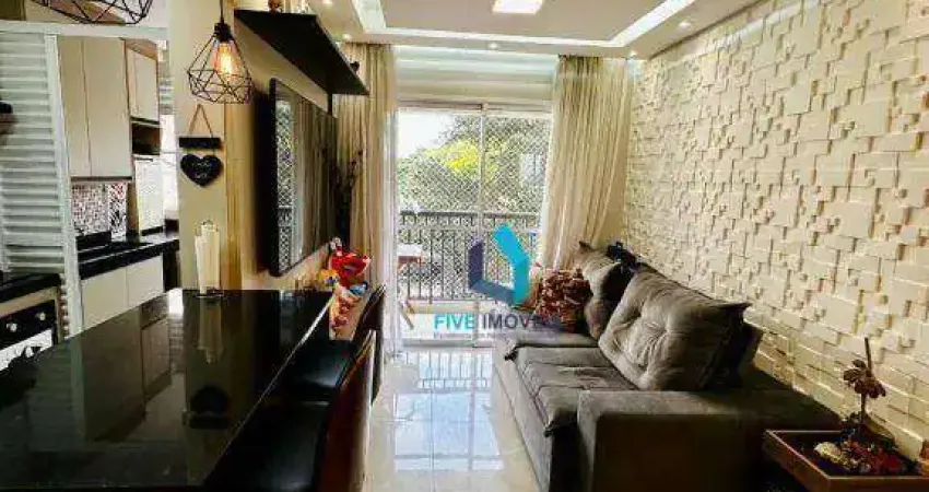 Apartamento com 2 dormitórios à venda, 61 m² por r$ 610.000,00 - vila castelo - são paulo/sp