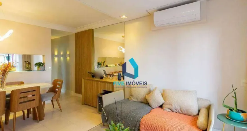 Apartamento com 3 dormitórios à venda, 70 m² por r$ 620.000,00 - jardim marajoara - são paulo/sp