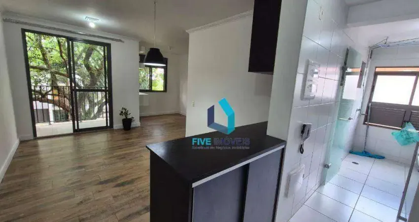 Apartamento com 2 dormitórios para alugar, 60 m² por r$ 3.700,00/mês - interlagos - são paulo/sp