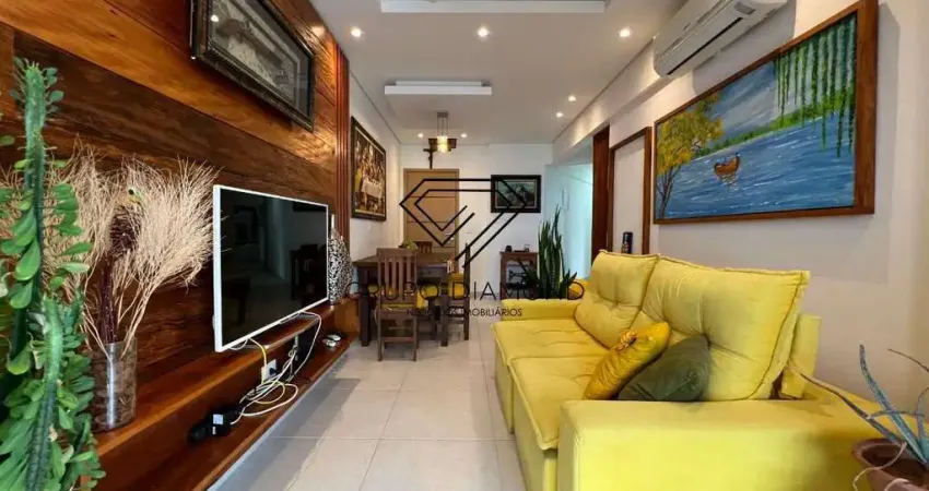 Apartamento à venda em Praia Grande-SP, bairro Caiçara, com 2 quartos, 1 suíte, 1 sala, 1 banheiro, 2 vagas - 72,20 m².