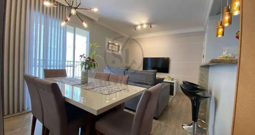 Apartamento para venda em são caetano do sul, mauá, 3 dormitórios, 1 suíte, 2 banheiros, 1 vaga