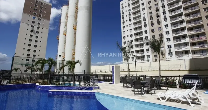 Excelente Apartamento 2 quartos e vaga para alugar no Centro de Nova Iguaçu em Condominio fechado com infraestrutura completa.