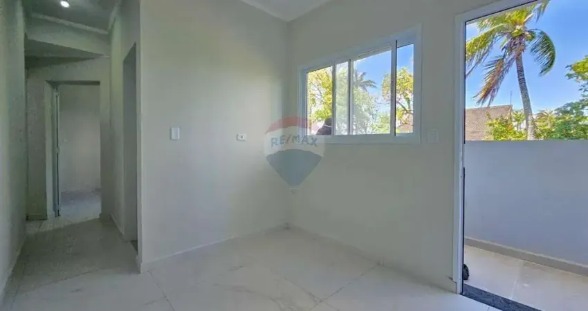 Apartamento de 2 dormitórios sendo 1 suíte no centro de peruíbe-sp