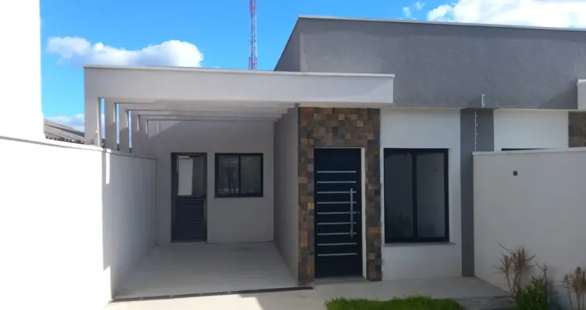 Residência  exclusiva de 3 quartos e com terreno no bairro tindiquera – araucária