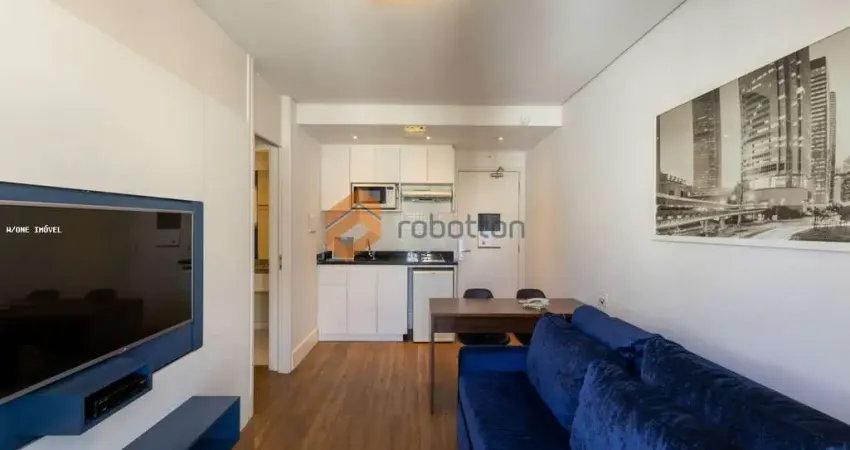 Flat para locação em são paulo, itaim bibi, 1 dormitório, 1 banheiro