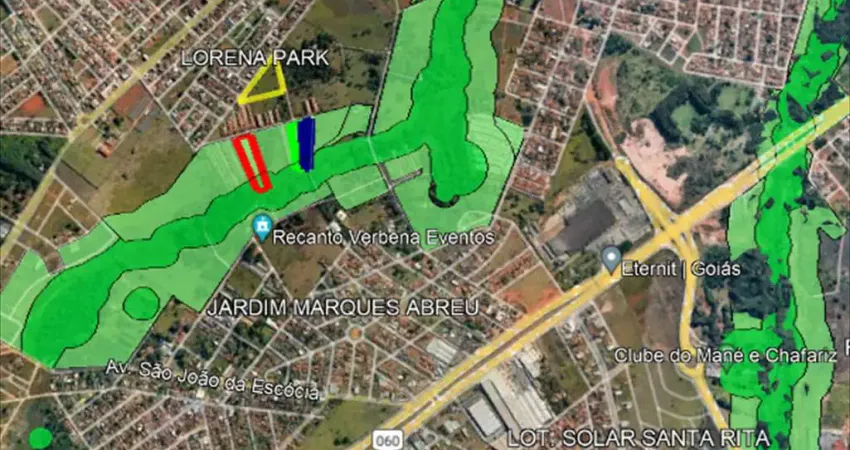 Terreno à venda na Rua Lindolfo Prudente, S/N, Jardim das Rosas, Goiânia
