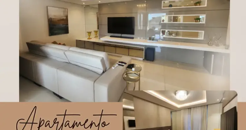 Apartamento 100% mobiliado alto padrão - centro de joinville - 2 vagas de garagem