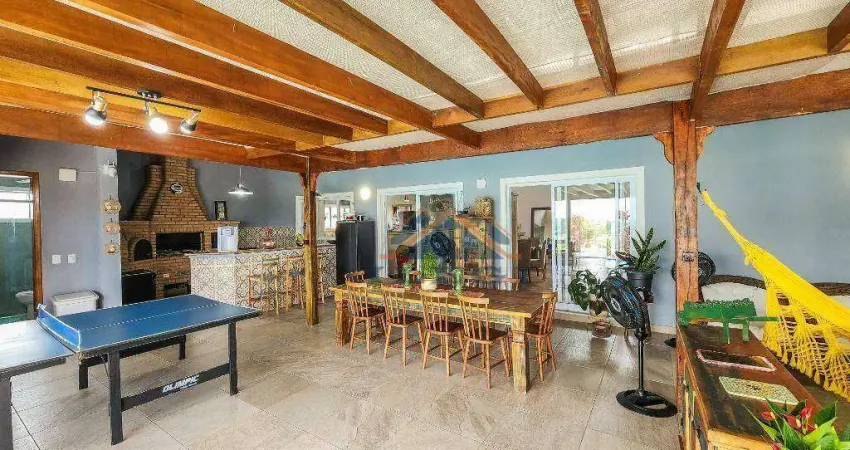 Casa com 5 dormitórios à venda, 423 m² por r$ 2.200.000,00 - colinas de inhandjara - itupeva/sp