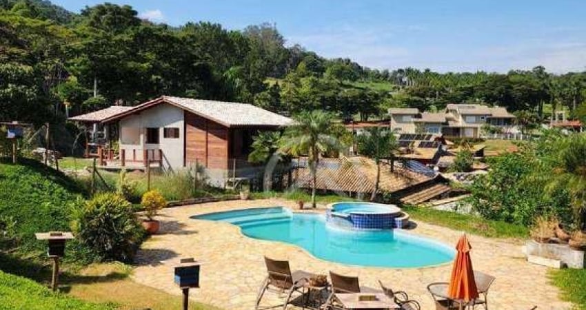 Chácara com 2 dormitórios, 1000 m² - venda por R$ 850.000,00 ou aluguel por R$ 4.000,00/mês - Ribeirão dos Porcos - Atibaia/SP