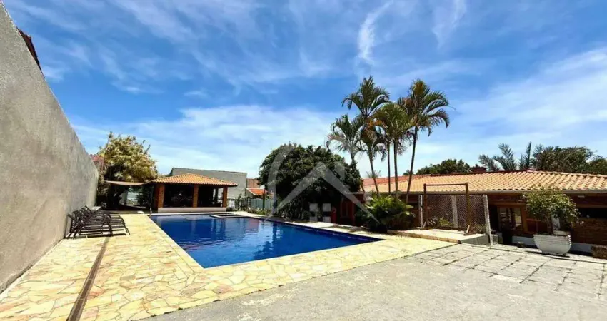 Chácara com 2 dormitórios para alugar, 400 m² por r$ 5.000,00/mês - vila loanda - atibaia/sp