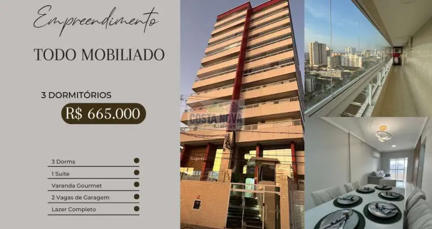 Apartamento á venda com 100m² e 3 quartos, sendo 1 suíte com 2 banheiros no bairro Aviação
