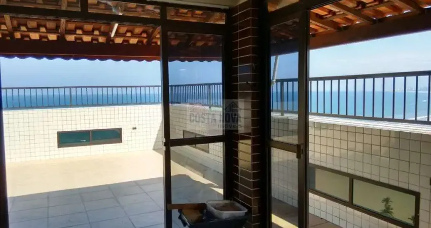 Cobertura a venda, 4 dormitórios, frente para o mar, bairro Canto do Forte