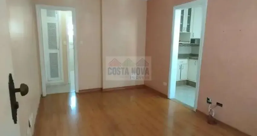 Apartamento de 54m², com 1 quarto, sala, cozinha, no Centro de São Vicente