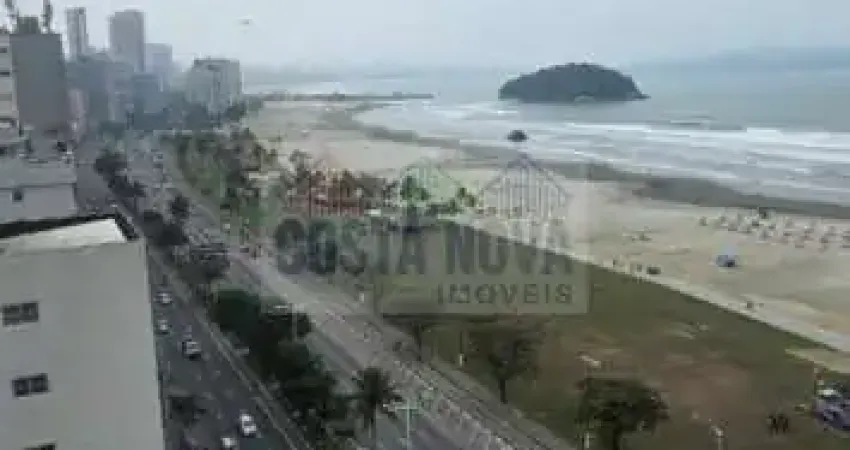 Kitnet à venda com 19m², 1 dormitório, 1 banheiro e 2 elevadores, frente ao mar - Porteira Fechada