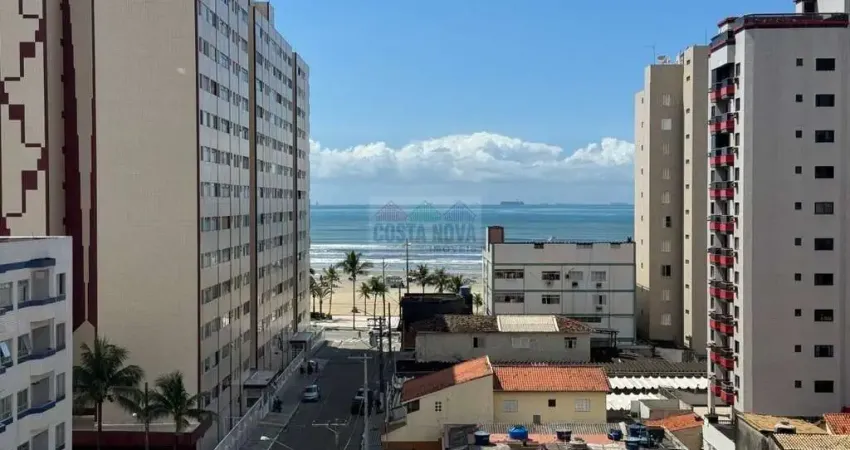 Apartamento de 109 m², 3 suítes, vista mar, 2 vagas, lazer completo, Guilhermina - Praia Grande