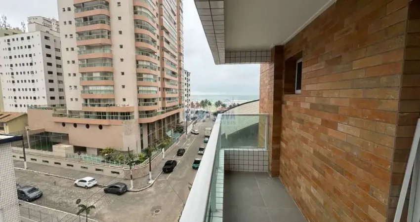 Apartamento de 126 m² com 3 quartos sendo 2 suítes, 2 vagas demarcadas, bairro Aviação, Praia Grande