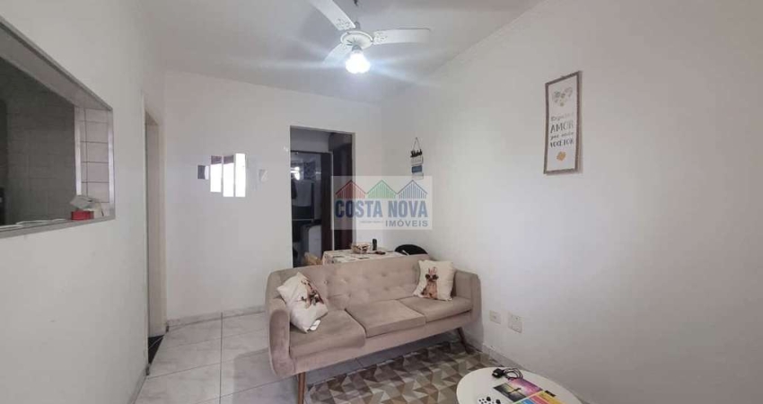 Apartamento à venda com 1 quarto, 1 vaga com 43m² em São Vicente próximo ao mar