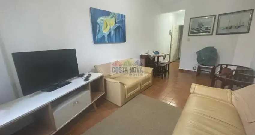 Apartamento mobiliado, 1 dormitório, a 80 metros do mar, Vila Caiçara em Praia Grande