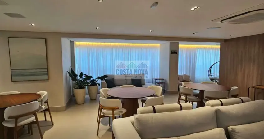 Apartamento com 2 quartos novo, com vista para o mar na Praia Grande, bairro Aviação