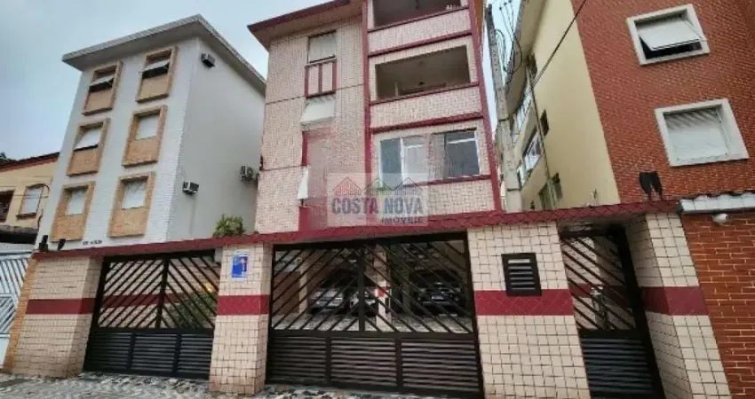 Apto térreo 2 dormitórios com quintal e 1 vaga no Boqueirão ? Excelente localização em Santos