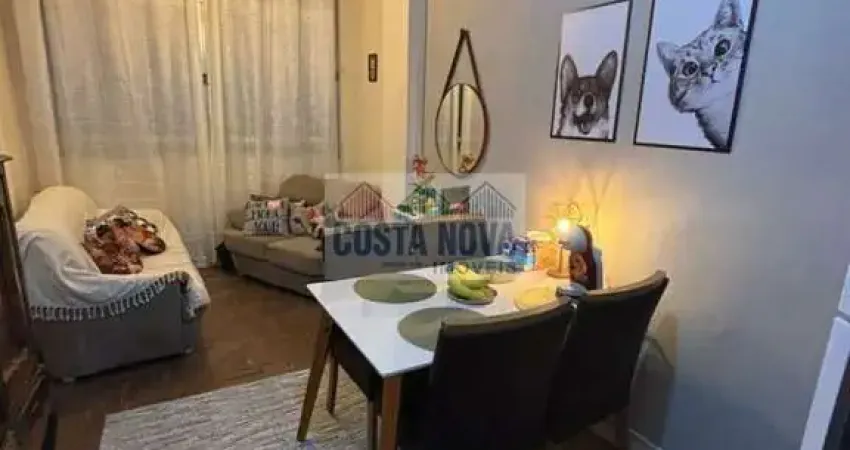 Apartamento de 55m², com 2 quartos, na esquina da Praia do Gonzaguinha