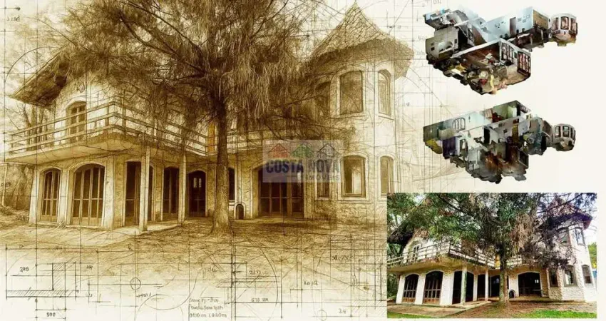 Sobrado de 520m² para reforma em terreno de 4.500,00m² na Serra da Cantareira