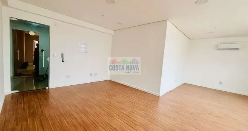 Sala comercial nova com ar condicionado no the one office tower pronta para uso na ponta da praia