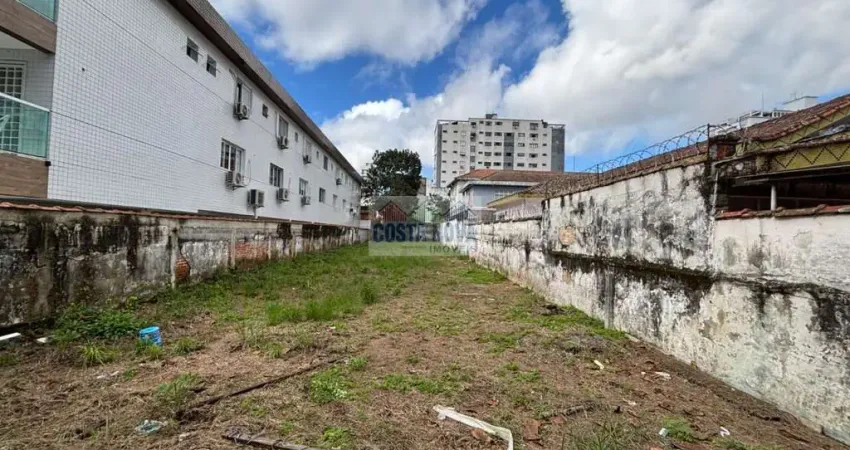 Exclusividade terreno com 540m² no Canal 5 em Santos aluguel e BTS