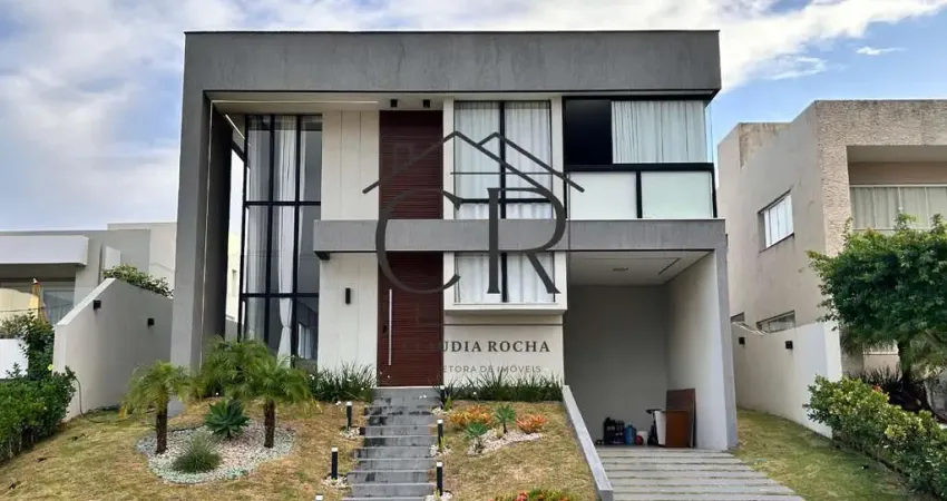 Maravilhosa casa de alto padrão, em condomínio fechado com excelente infraestrutura!