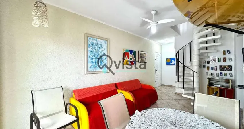 Cobertura 2 dormitórios  à venda nas astúrias  no guarujá | qvista inteligência imobiliária guarujá