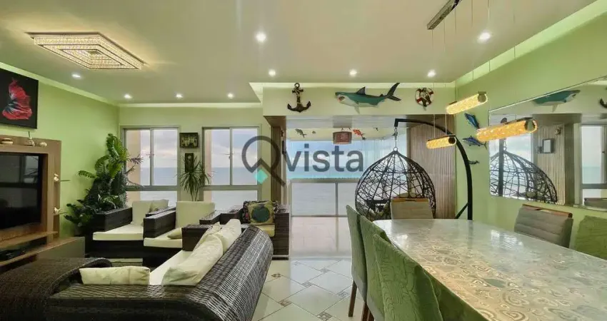Apartamento Sacada com Vista mar, 3 Dormitórios, 3 Suites à Venda na Pitangueiras no Guarujá | QVis