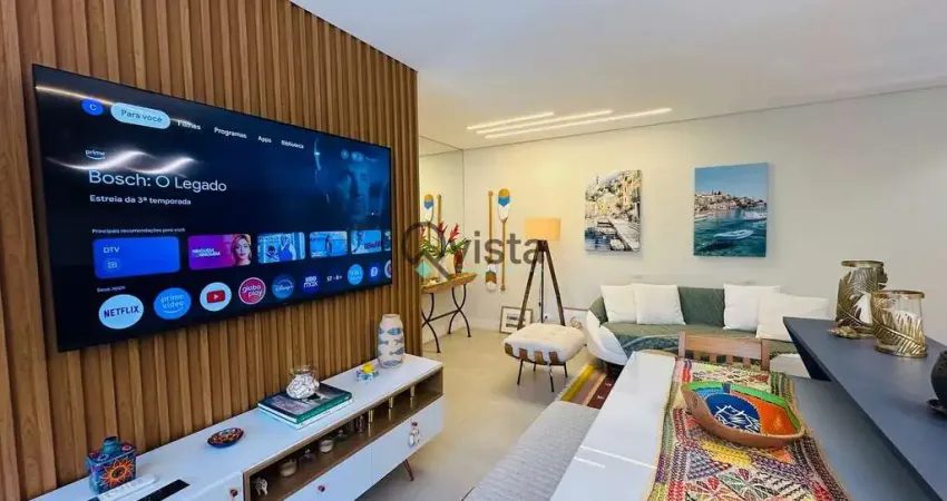 Apartamento decorado com varanda gourmet à venda na enseada no guarujá | qvista inteligência imobil