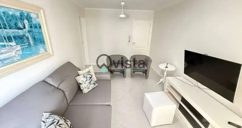 2 dormitórios , vista mar, sacada , quadra da praia à venda, pitangueiras, guarujá | qvista intelig