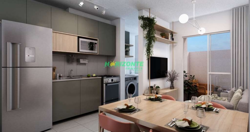 Apartamento com 2 dormitórios à venda, 39 m² - Parque dos Ipês - São José dos Campos/SP