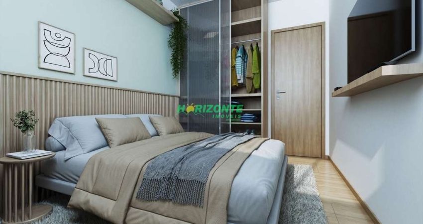 Apartamento com 2 dormitórios à venda, 39 m² - Parque dos Ipês - São José dos Campos/SP