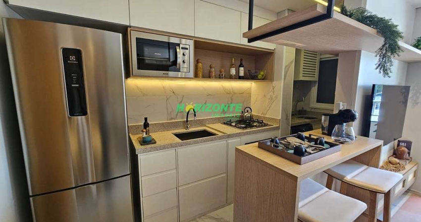 Apartamento com 2 dormitórios à venda, 39 m² - Parque dos Ipês - São José dos Campos/SP