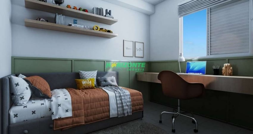 Apartamento com 2 dormitórios à venda, 39 m² - Parque dos Ipês - São José dos Campos/SP