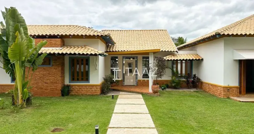 Chácara com 4 suítes à venda, 416m² por R$ 3.500.000,00 - Vale das Laranjeiras - Indaiatuba/SP