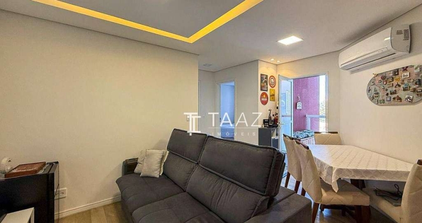 Apartamento com 2 dormitórios, sendo 1 suíte à venda, 56 m² por R$ 545.000,00 - Altos da Bela Vista - Indaiatuba/SP