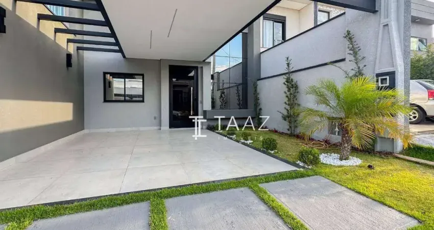 Casa com 3 dormitórios, sendo 1 suíte à venda, 125 m² por r$ 1.280.000,00 - jardins do império - indaiatuba/sp