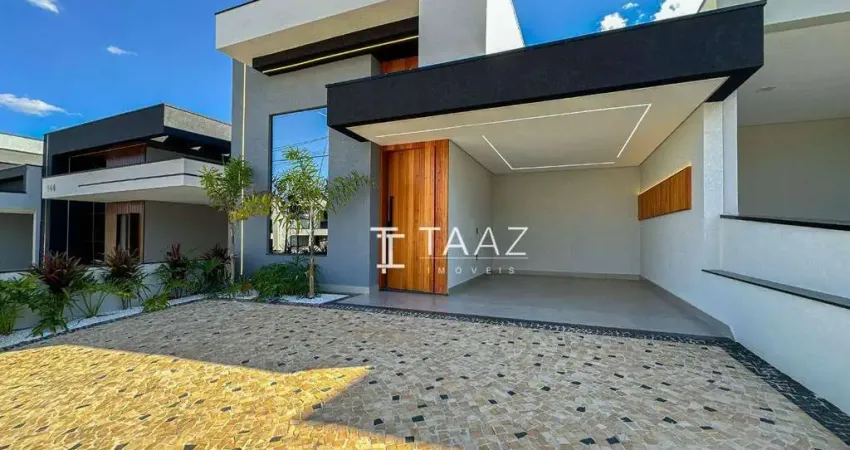 Casa com 3 dormitórios, sendo 1 suíte com closet à venda, 131 m² por r$ 1.380.000,00 - park gran reserve - indaiatuba/sp