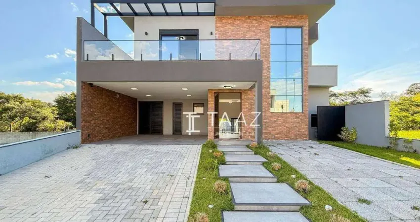 Sobrado com 4 suítes à venda, 310 m² por r$ 2.290.000,00 - condomínio london park - indaiatuba/sp