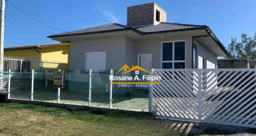 Casa com 3 dormitórios à venda, 112 m²  - golfinho - balneário arroio do silva/sc