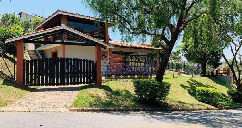 Casa com 4 dormitórios à venda, 350 m² - condomínio estância marambaia - vinhedo/sp