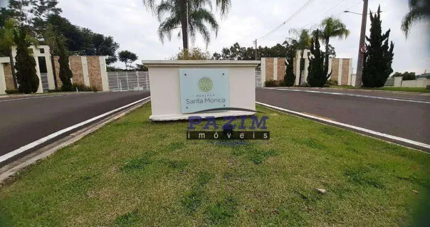 Terreno em condomínio fechado à venda no Reserva Santa Mônica, Itupeva 