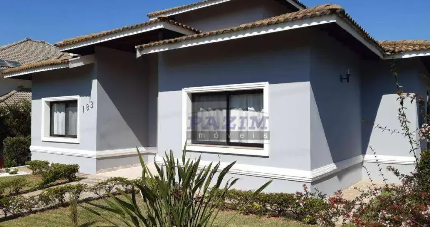 Casa com 4 dormitórios (3 suítes) à venda, 317 m² - Condomínio Jardim Paulista I - Vinhedo/SP